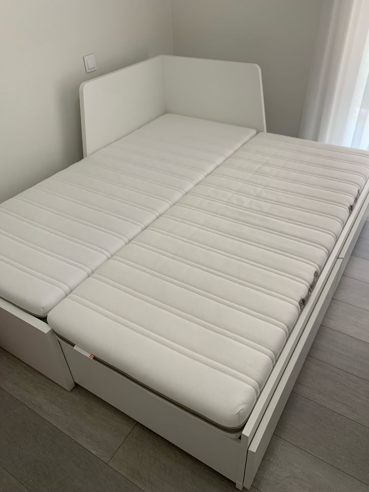 Cama individual/dupla c/ 2 gavetas