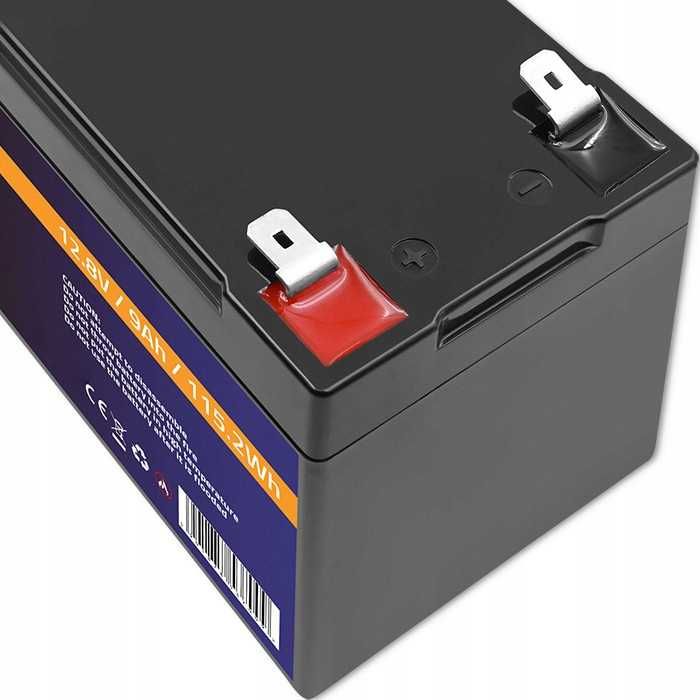 Akumulator litowo-żelazowo-fosforanowy Qoltec LiFePO4 12.8V 12Ah