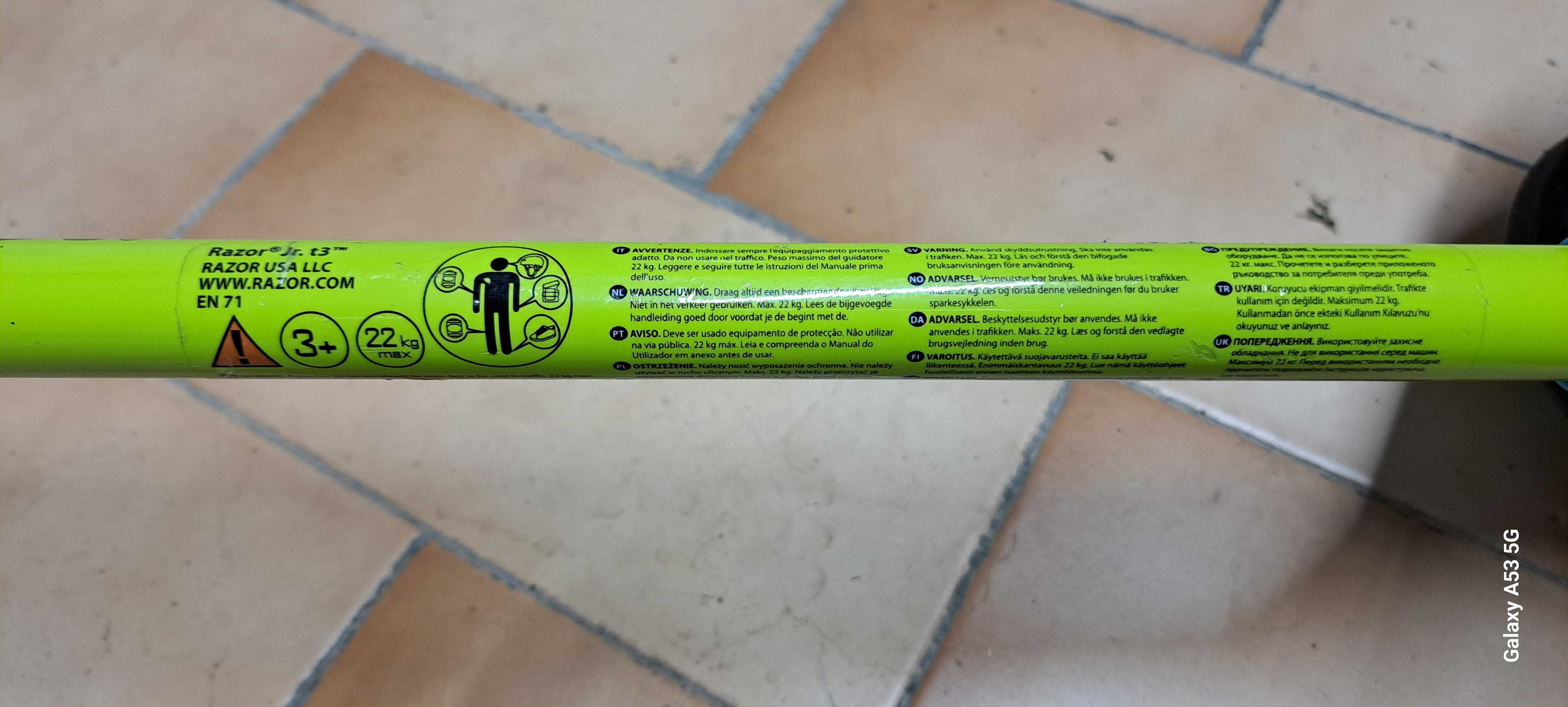 Trotineta Razor Junior T3 para criança