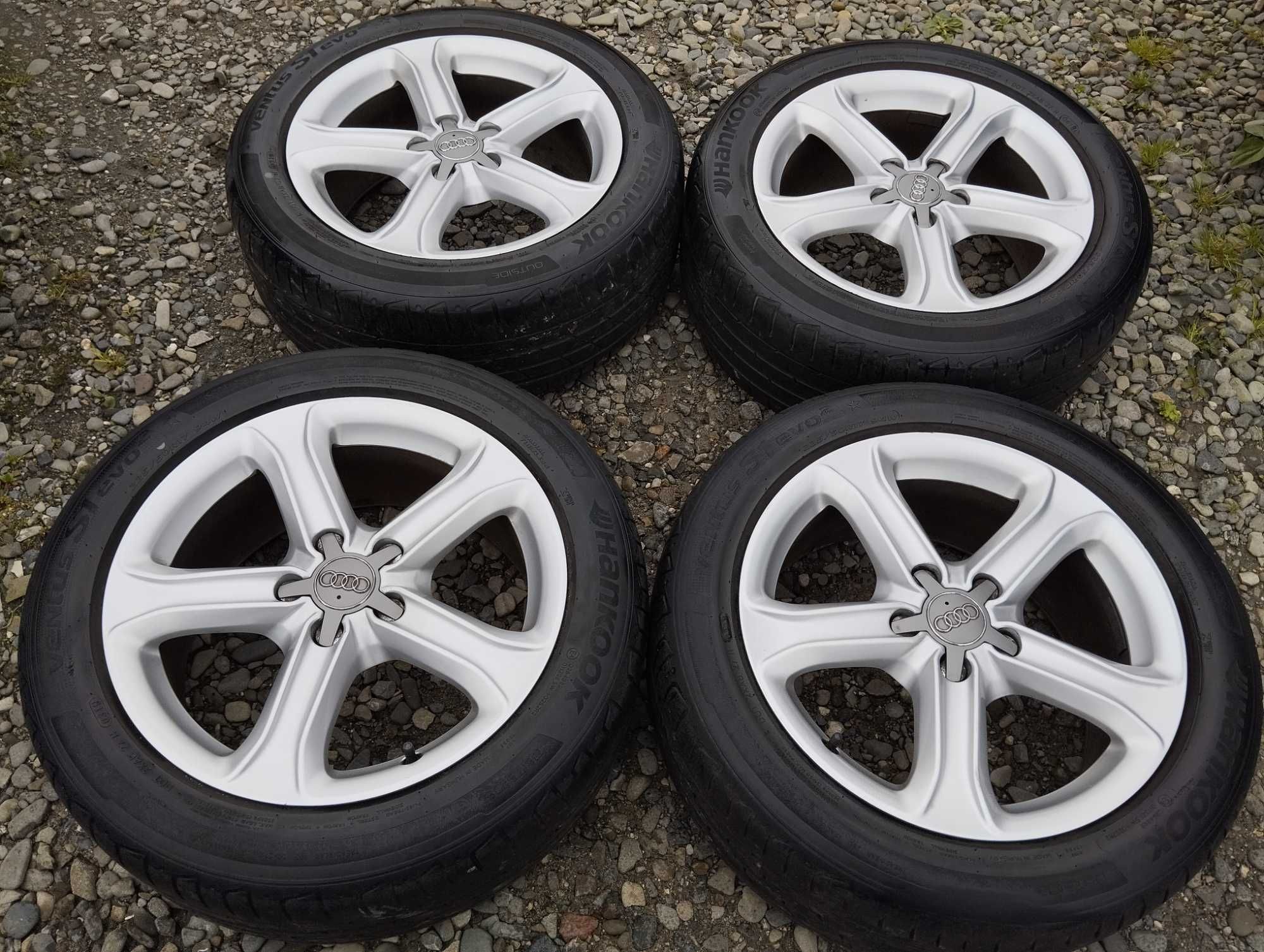 Koła felgi Audi 17'' a4 b8, a5, a6 opony 225/50/17 Hankook