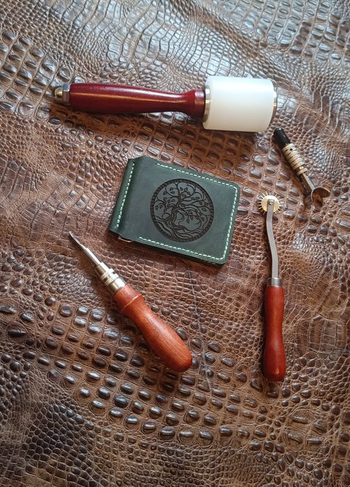 Зажим для денег  ручної роботи гаманець затискач грошей