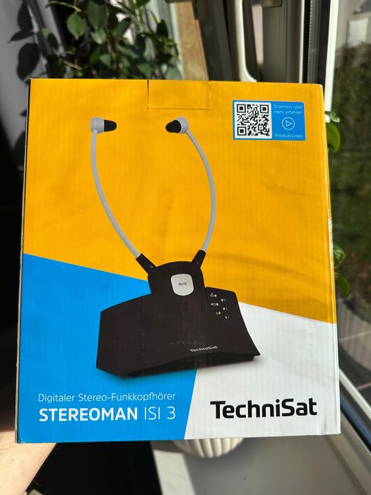 TechniSat StereoMan ISI 3 Zestaw słuchawkowy czarny TOMI-TECH