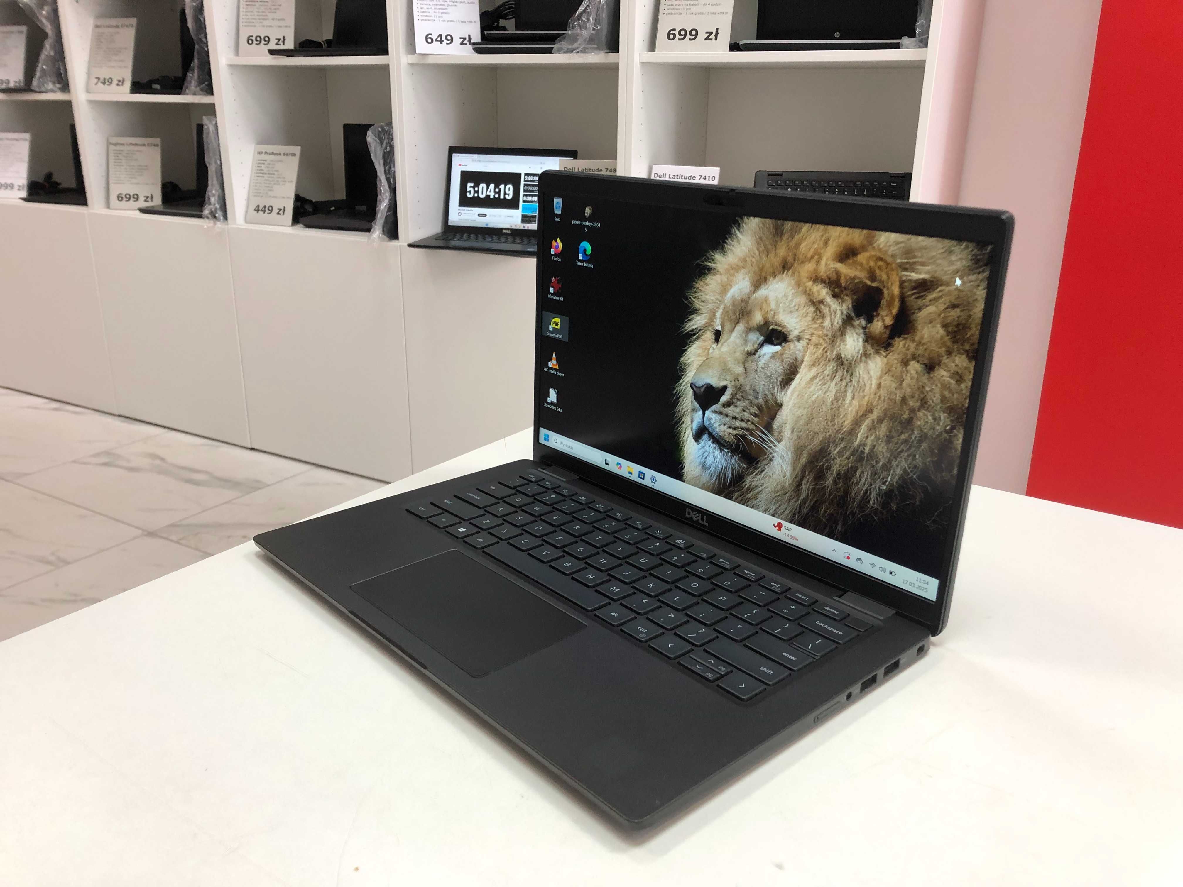 Świetny Dell Latitude 7410 i5-10gen 16GB 256SSD IPS Full HD Klasa A