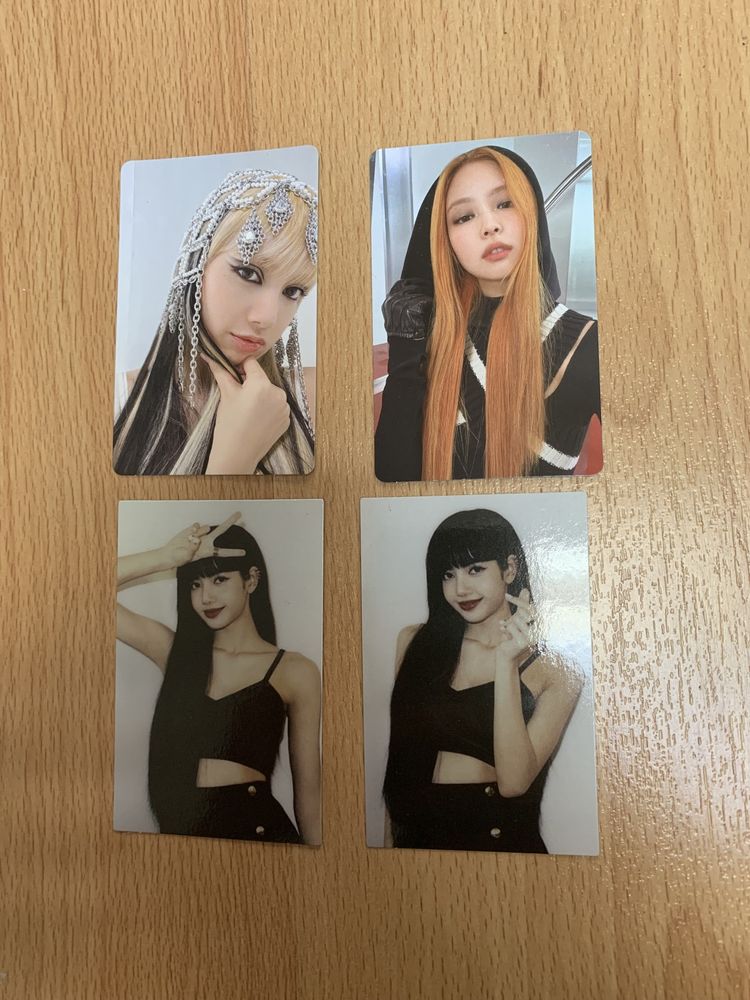 Blackpink Official Photocards Jennie e Lisa
