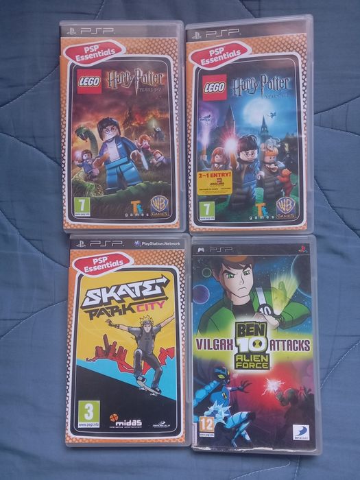 Conjunto de 4 jogos para Playstation Portable (PSP)