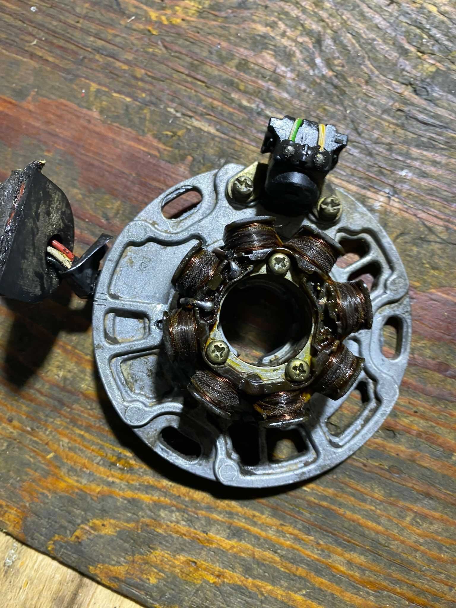 ISKROWNIK uzwojenie STATOR stojan alternator kawasaki kx 125 r 03-04