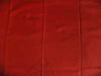 Czerwona tkania materiał tapicerski
