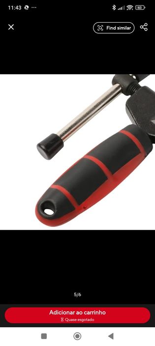 Removedor elo de corrente bicicleta