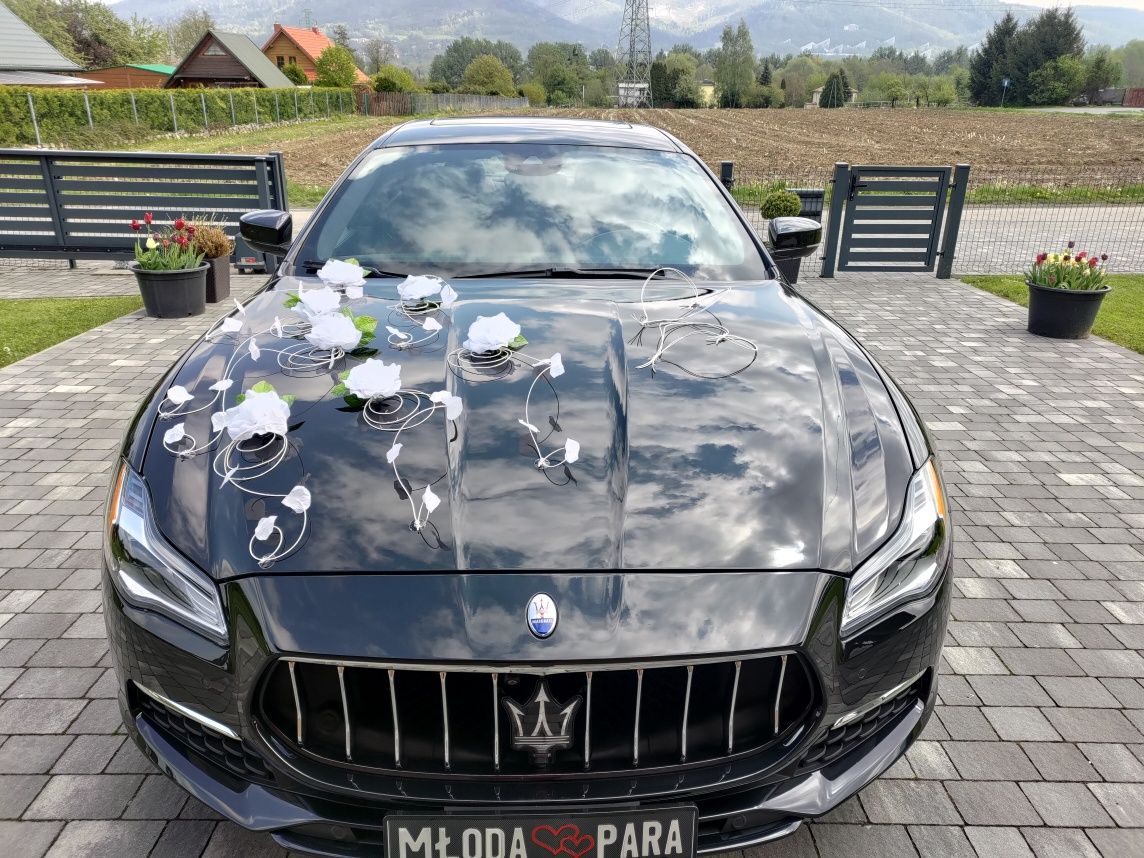 Maserati quattroporte do ślubu wesele wynajem