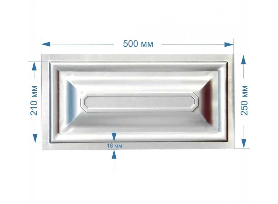 Металлическая филенка для ворот, Класика Шоколад Жатка Плитка Ротанг
