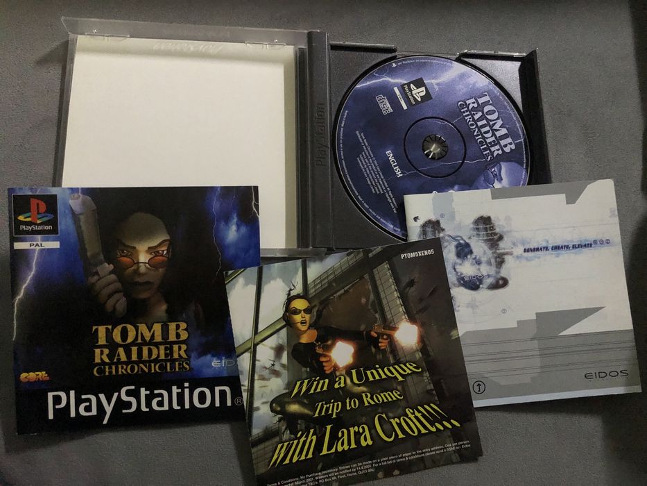Tomb Raider Playstation 1, 5 частин PS1
