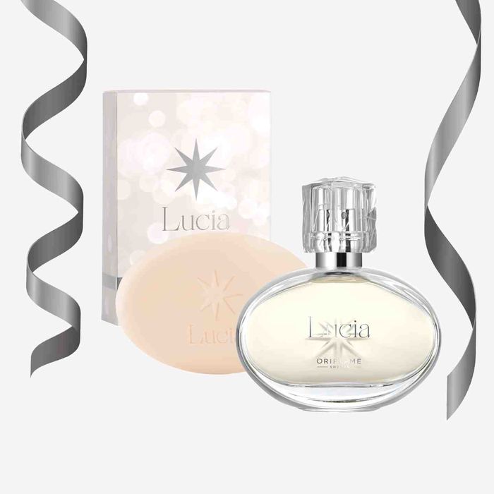 Zestaw Woda toaletowa dla niej Lucia plus mydełko perfumowane Lucia