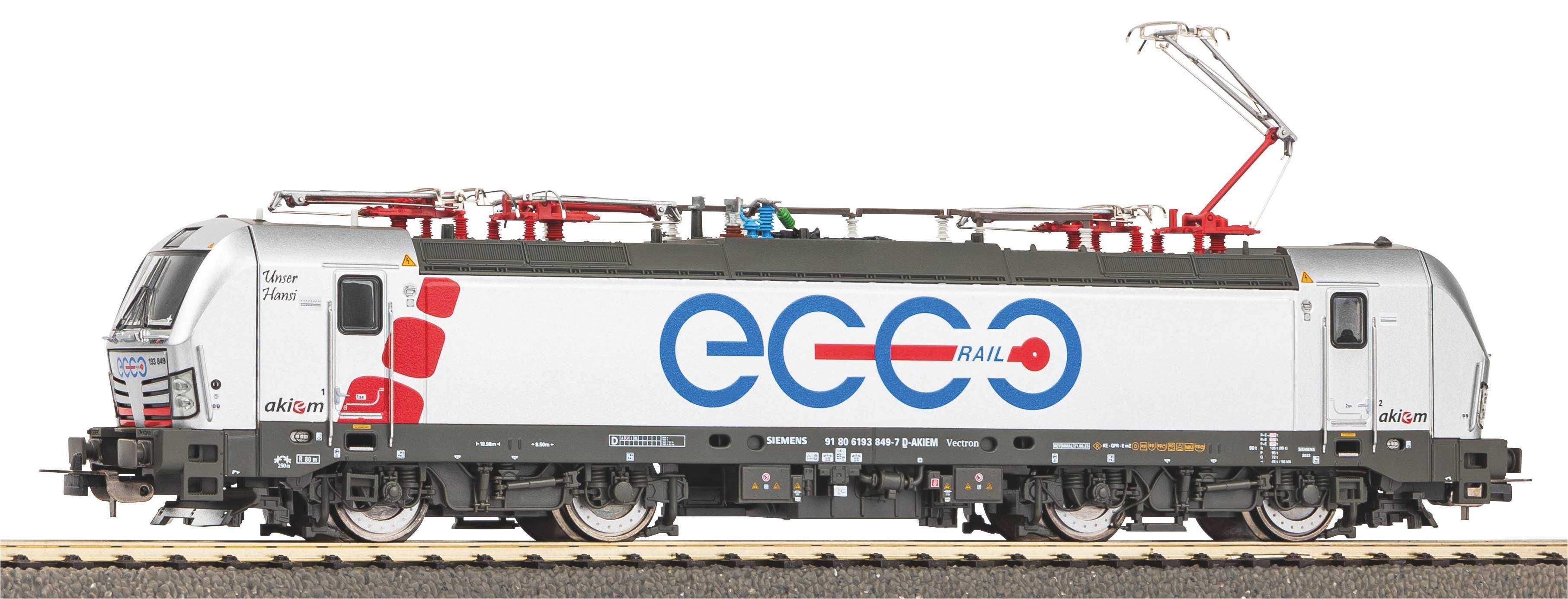 PIKO H0 (21672) - Lokomotywa elektryczna BR 193 Ecco-rail VI