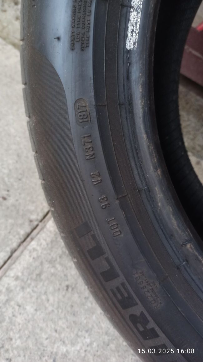 Продам шини  Pirelli 245/50r18 run flat