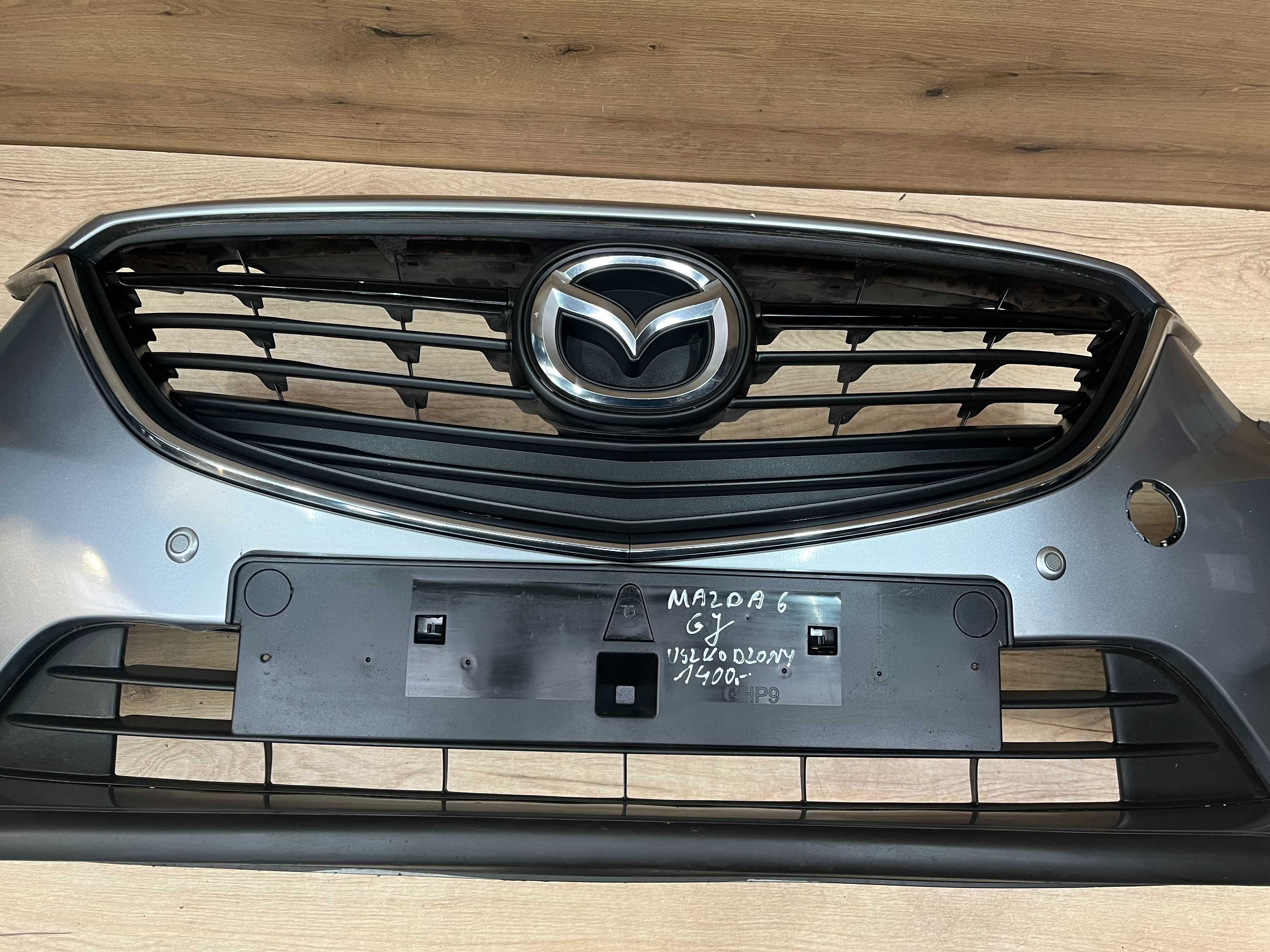 Zderzak przedni Mazda 6 GJ 4x pdc kolor 38p
