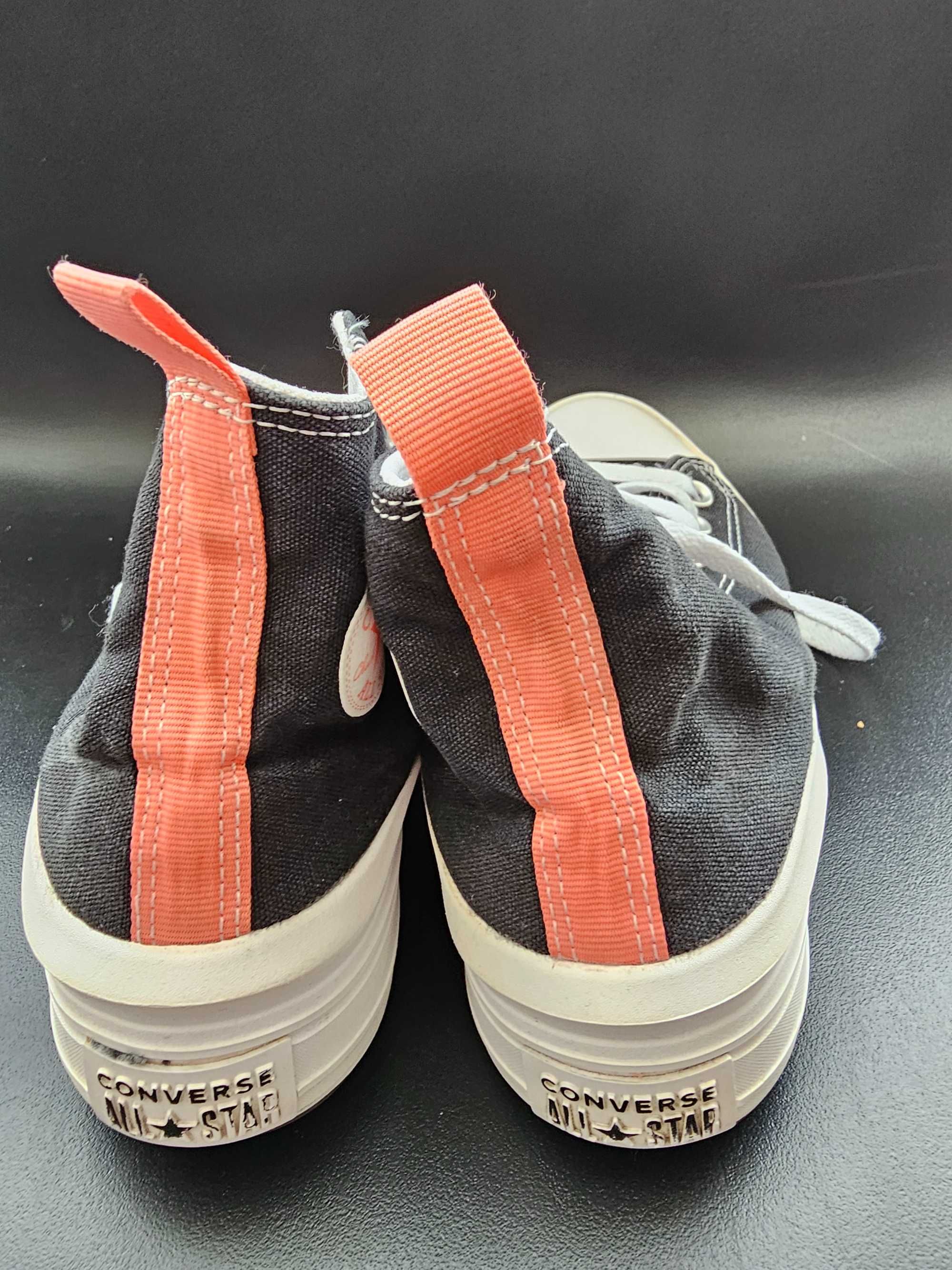 Tenis bota all star bordeaux plataforma converse NOVOS