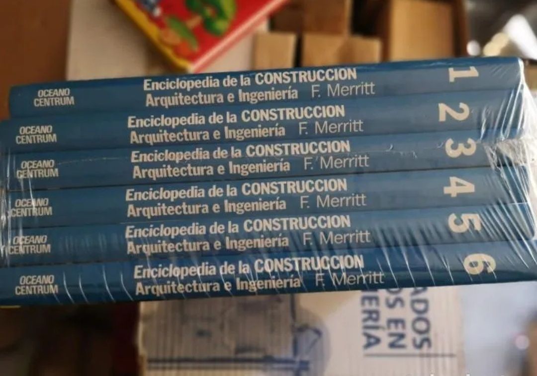 Enciclopedia de la construccion, Arquitectura y Ingeniería - 6 volumes