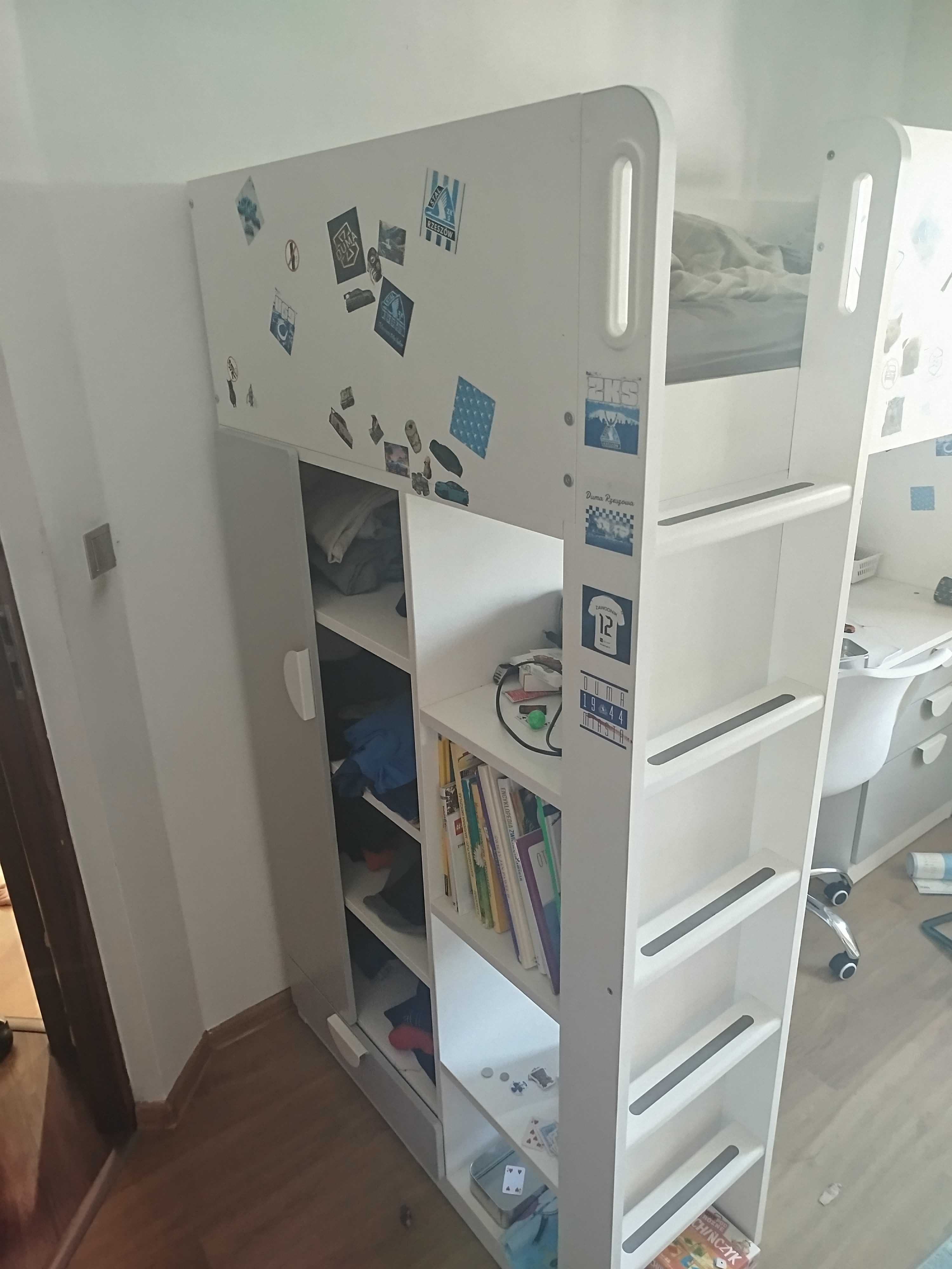 Łóżko biurko Ikea smastad