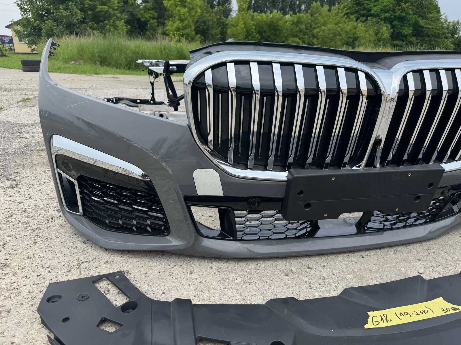 Бампер bmw 7 G12 2019-2022 р панель М пакет г12 g12 LCI бмв 7 проводка