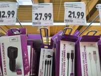Nowy kabel 3 in 1 microUSB, usb typ C i lighting iPhone. Czarny.