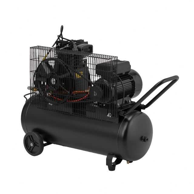 Компресор 50 л, 1,8 кВт, 220 В, 10 атм, 250 л/хв. INTERTOOL PT-0011.