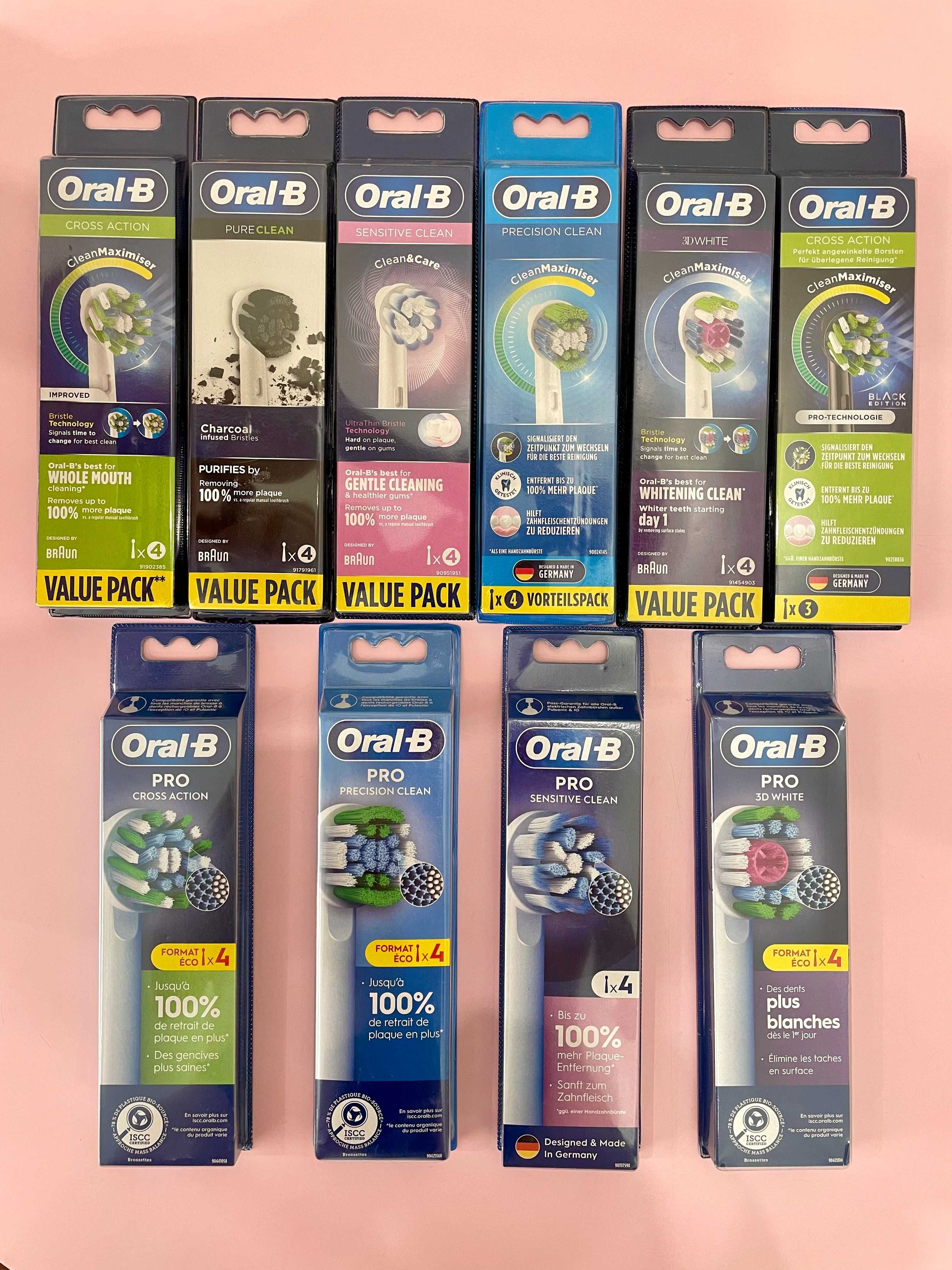 Насадки до електричної зубної щітки Oral-B Cross Action запаски, щетки