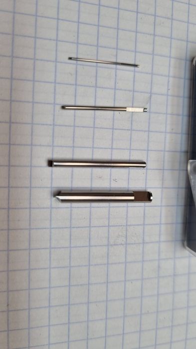 Набор сменных лезвий для часовых отверток "Т" образной формы, новые