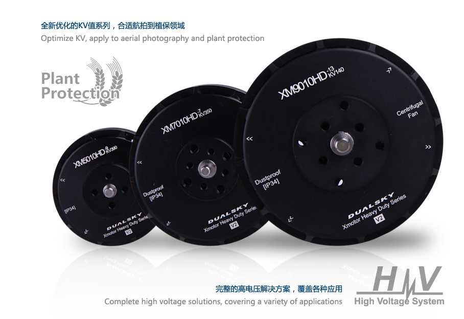 Двигун (мотор) безколекторний DUAL SKY - XM 7010 HD-16 KV 155