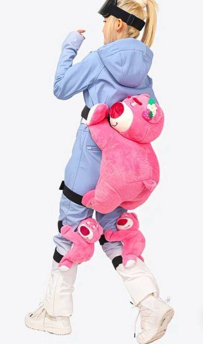 Для лиж та сноутборда захист у вигляді ведмедика