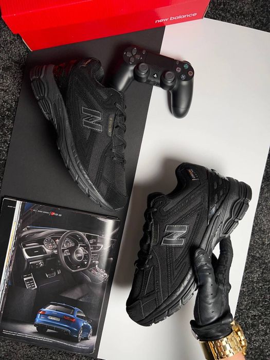 Чоловічі кросівки нью беланс на хутрі New Balance 1906R Fur All Black