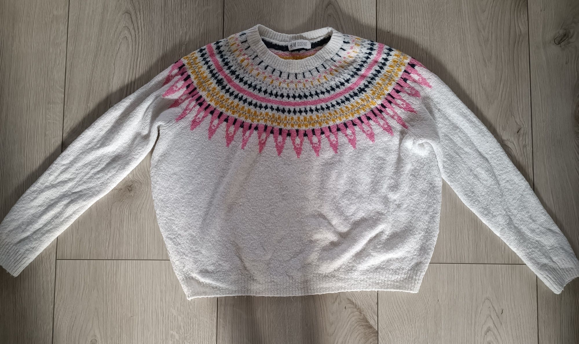 Sweterek dla dziewczynki H&M r.146/152
