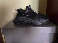 Balenciaga Triple S Clear Sole Black 41 9/10 og all potwierdzenie!