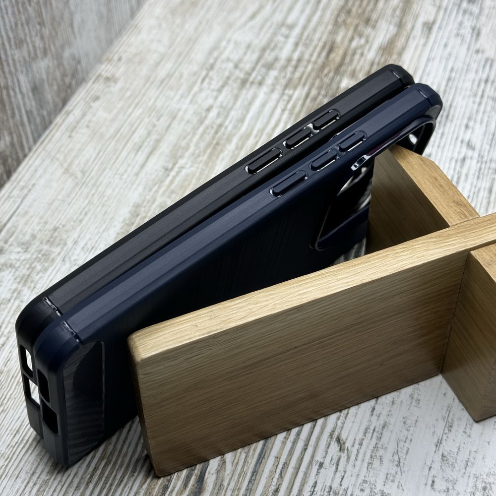 Чехол Carbon TPU на Xiaomi Redmi Note 14 4G/ 14 Pro Plus 5G. Чохол