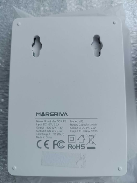 Новый ДБЖ для роутера ONU MARSRIVA DC UPS KP3 White 10000mAh