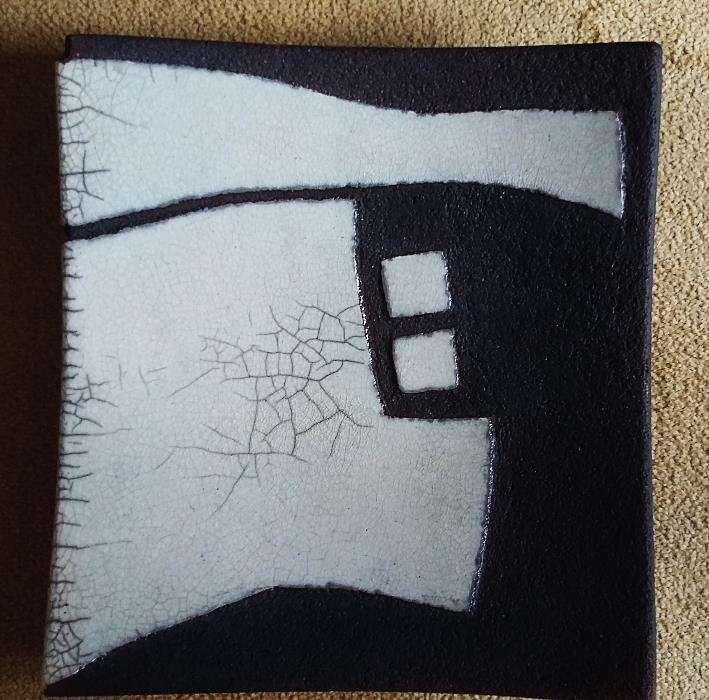 RAKU - PEÇA decorativa ( peça única )