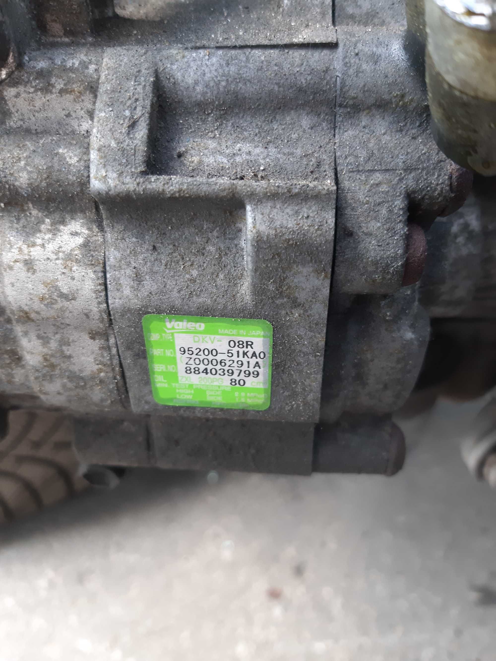 sprężarka klimatyzacji 95.200-51KA0 Opel Agila B Suzuki Splash 1.2