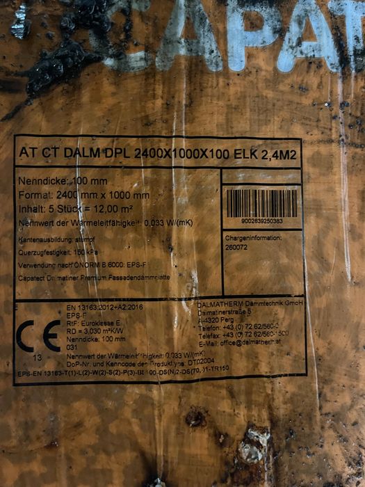 Styropian 10cm dach podłoga