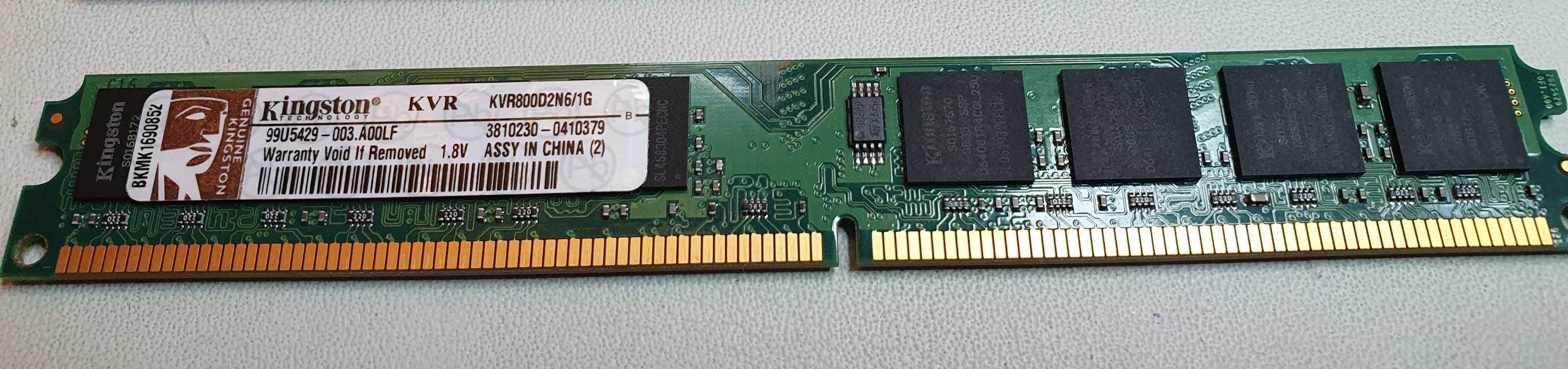 Memória RAM Kingston KVR800D2N6/1G 1GB DDR2