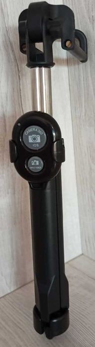 Селфи держатель Штатив-монопод Тринога Пульт Android iOS