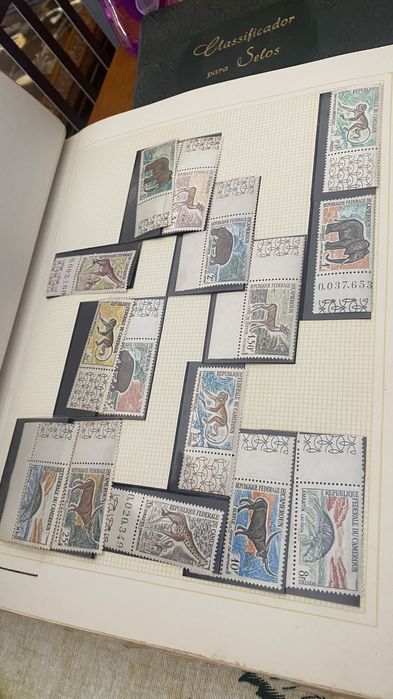 Selos dossier colecao