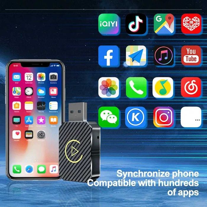 Бездротовий адаптер для автомобіля для CarPlay Q1N