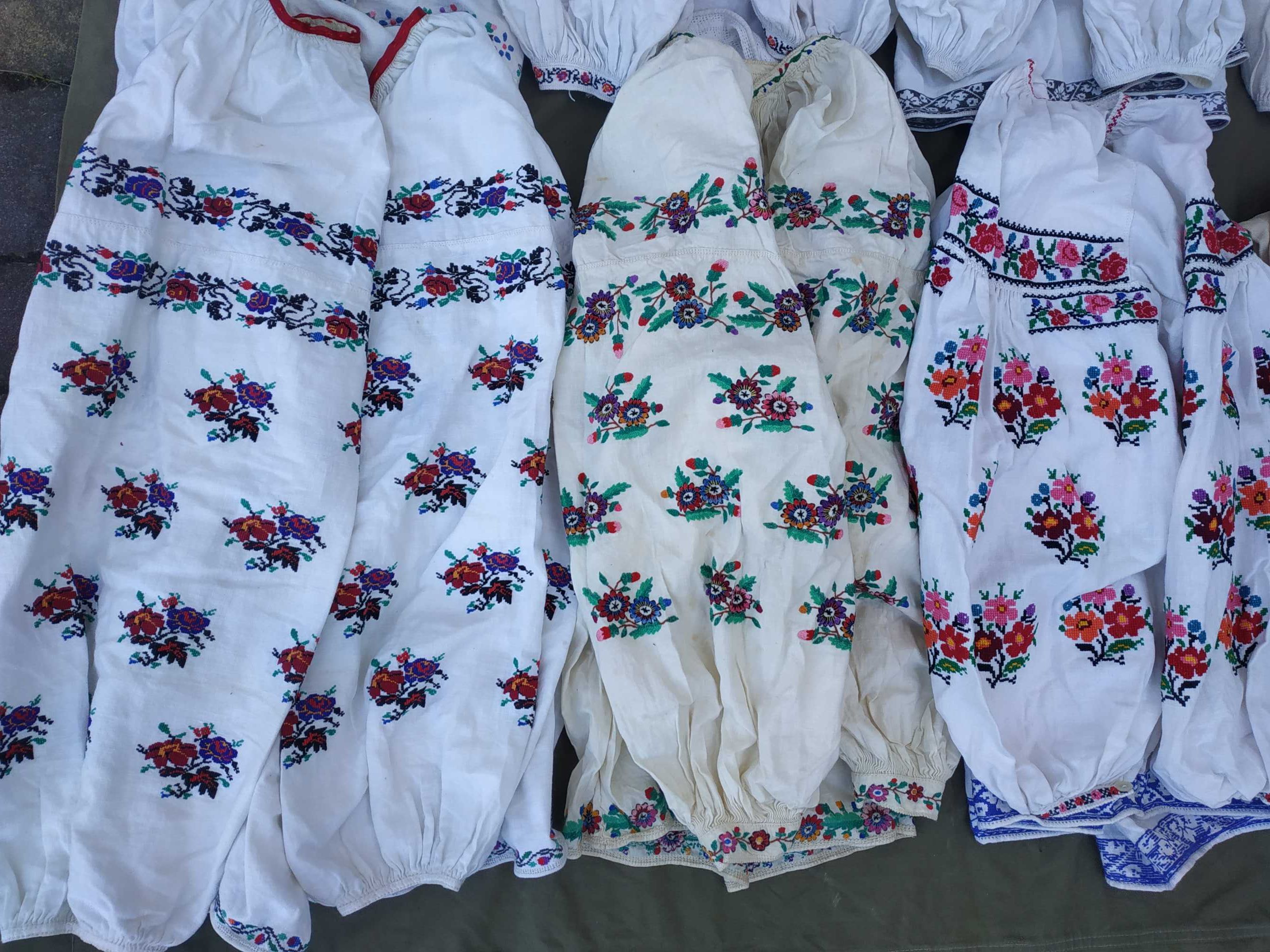 Сорочки вишиванки конопляні полотняні колінкорові довгі старовинні