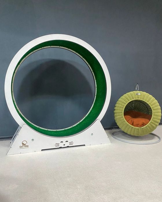 Бігове колесо для кота | Тренажер для кота