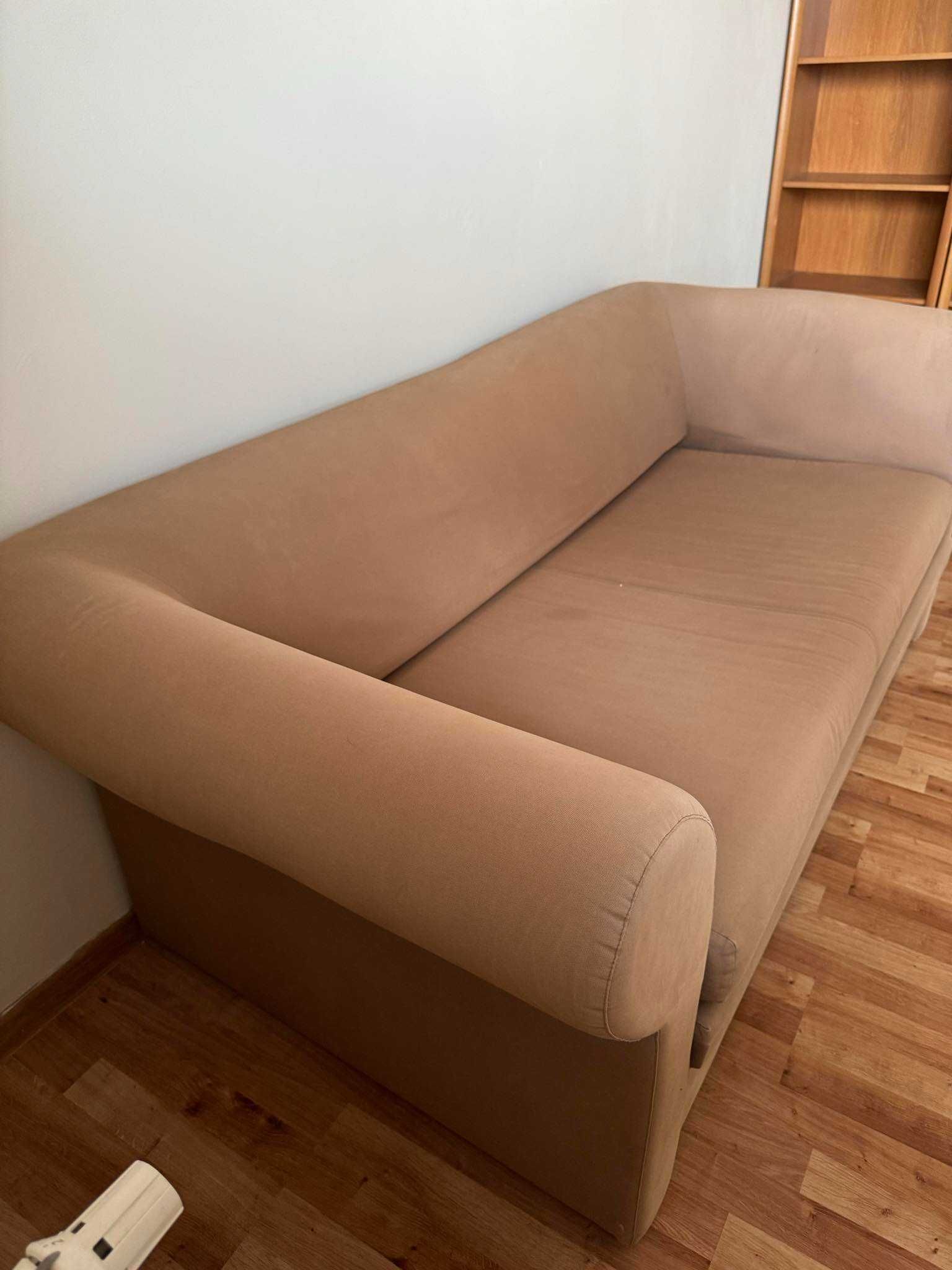 Rozkładana kanapa z Ikei, powierzchnia spania o szerokości 140cm