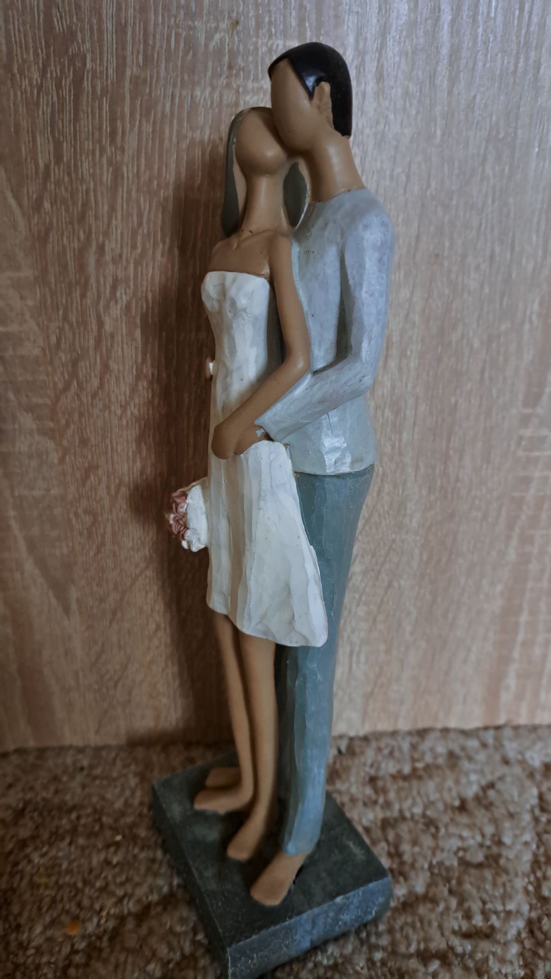 Figurka zakochana para prezent na ślub weselny zakochani młoda para