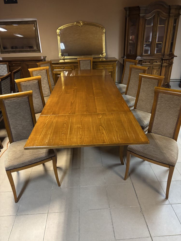 Zestaw Mebli Stylowe Selva Italy Stół 300 cm 10 Krzeseł Komoda Sklep