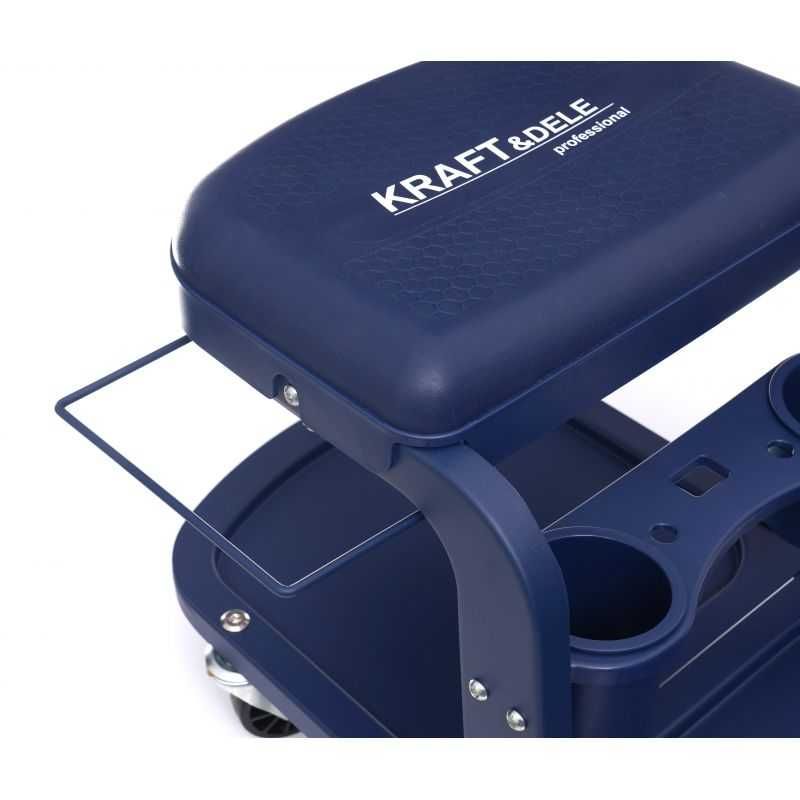 TABORET STOŁEK WARSZTATOWY na kółkach półka uchwyty garaż kd10762