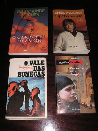 Agatha Christie, Shirley MacLaine, Jacqueline Susann, Rosamunde Pilche