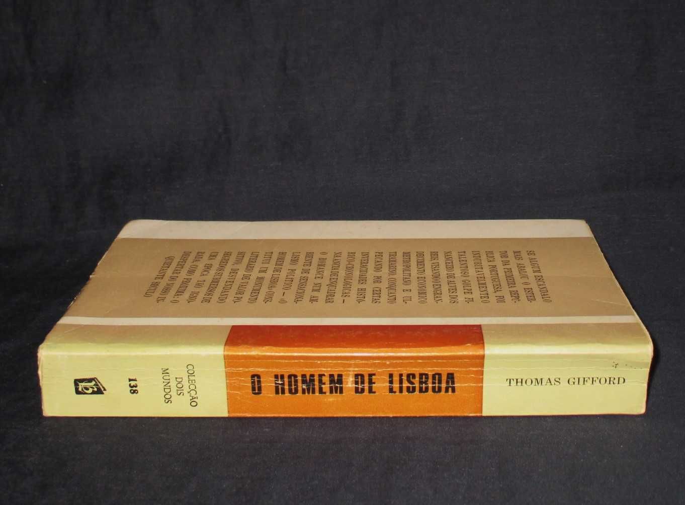 Livro O Homem de Lisboa Thomas Gifford Colecção Dois Mundos