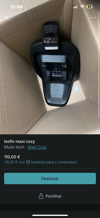 Isofix maxi cozy